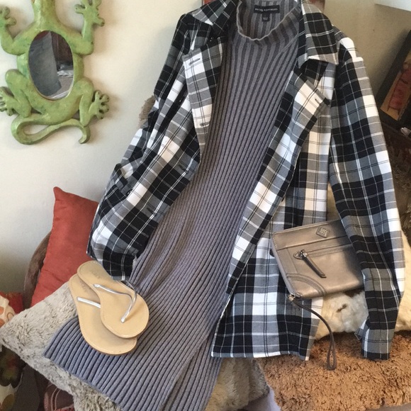 Rock & Republic Dresses & Skirts - Rock & Republic high neck sexy knit dress soft L!